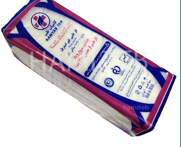 گاز غیراستریل کامیاب سایز 10×10